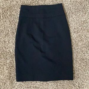 H&M, Black Pencil Skirt, Size 2